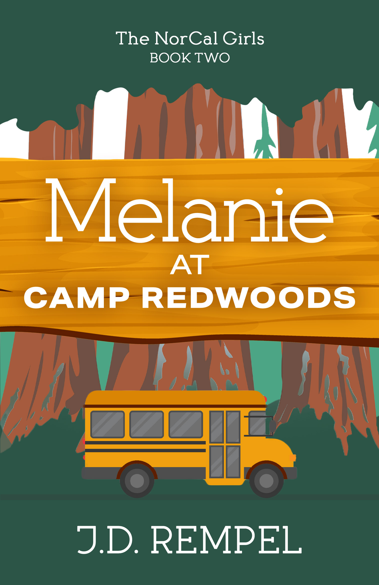 Melanie at camp redwood